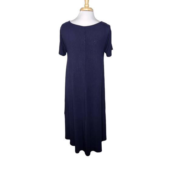 Philosophy High Low Short Sleeve Trapeze Dress Size Large - Picture 3 of 7